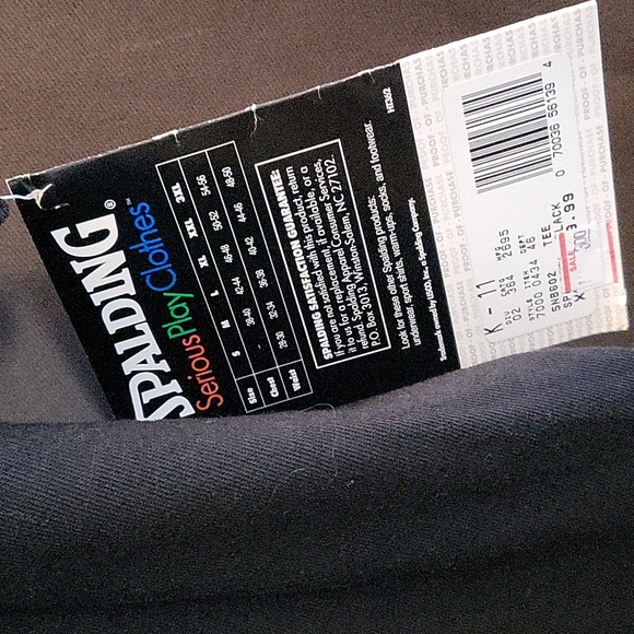 Vintage Spalding Athletic Apparel Logo T-Shirt (XL) - Picture 2 of 7